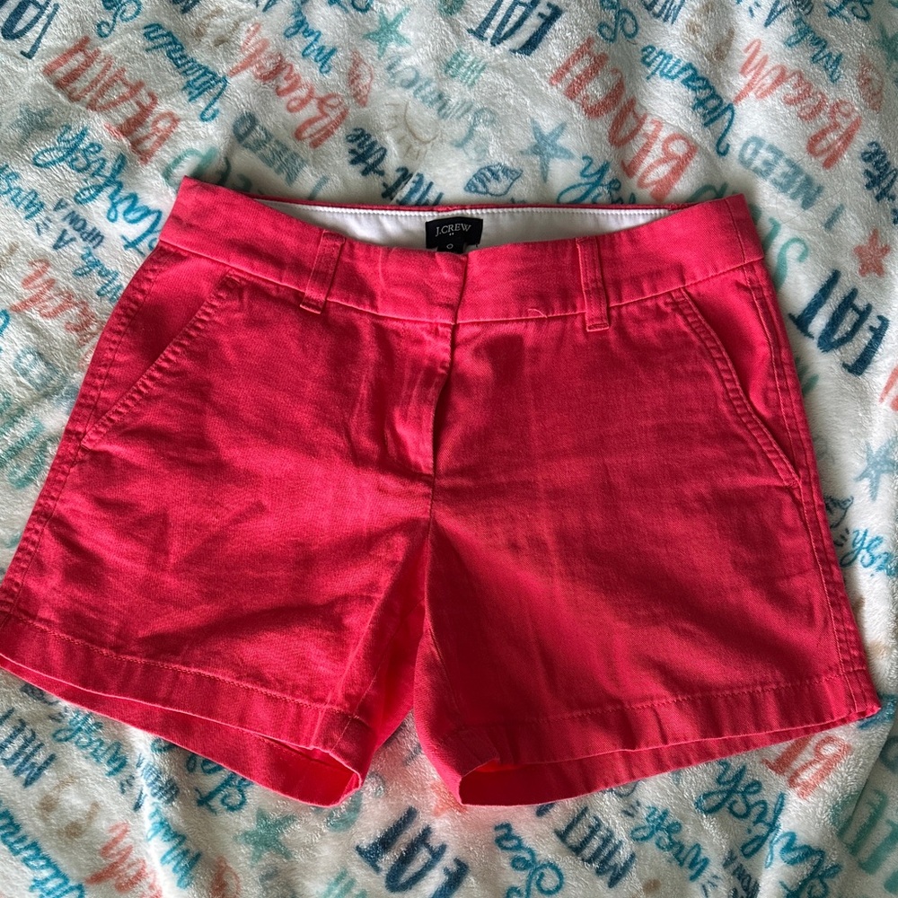 J. Crew Women's Bright Pink Bermudas